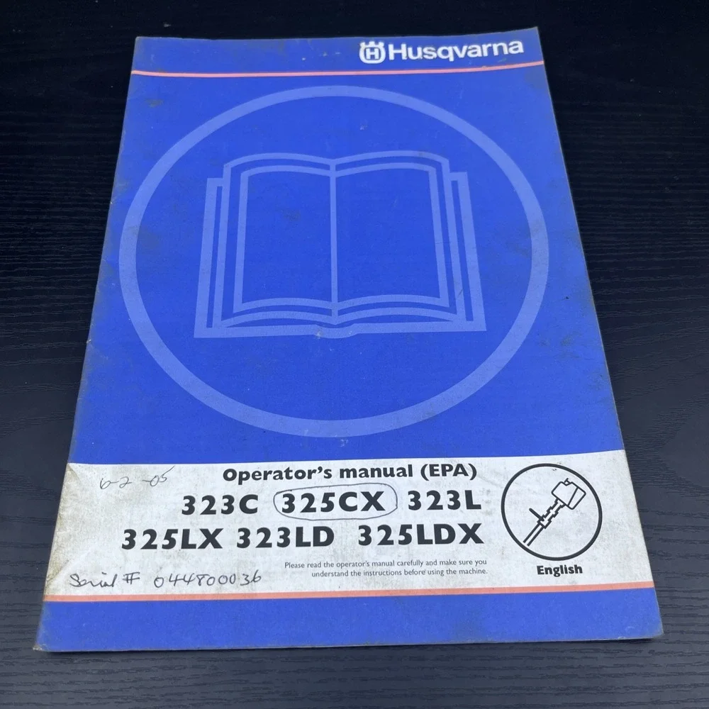 Husqvarna‎ 323C 325CX 323L Operator's Manual OEM Trimmer Owners Guide